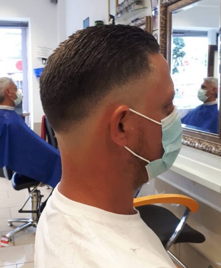 Herren Haarschnitt Kurz-Friseursalon Hanau 2023-2